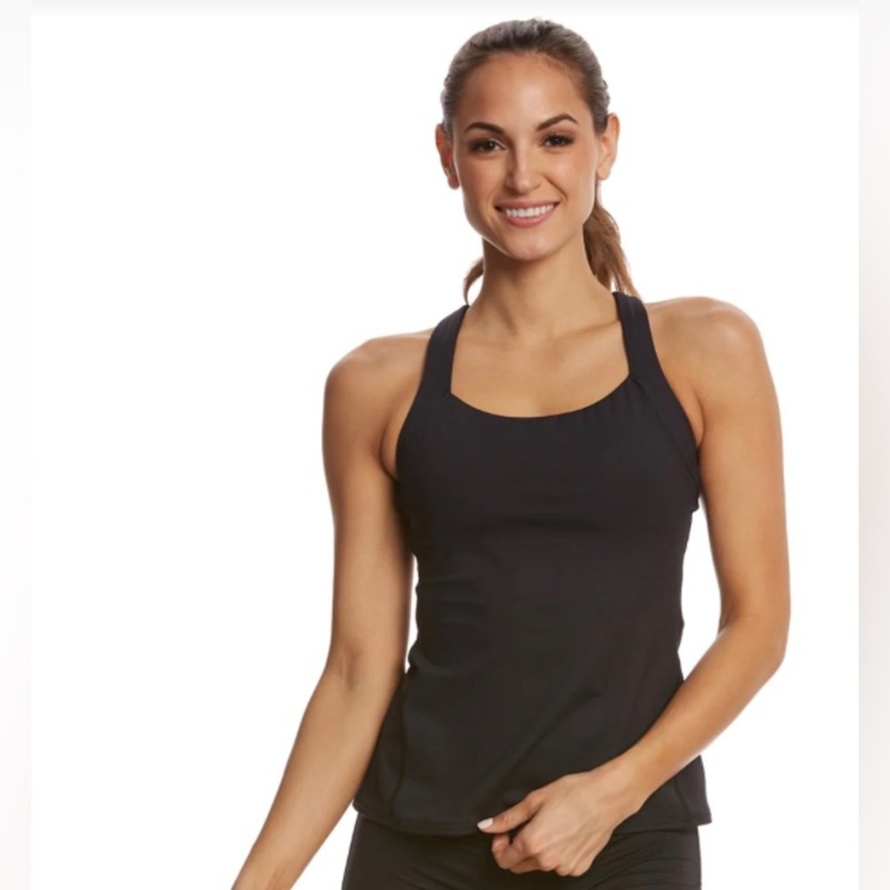 NWT TYR Lola Tankini Top - Black